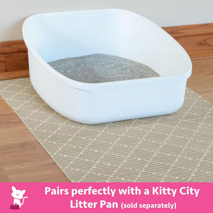 Corrugated Cat Scratch Pad with Non-Stick Litter Scoop, Litter Mats, and Litter Box Kit - Model CM-10311
